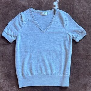 Paloma V-Neck Short Sleeve Merino Sweater